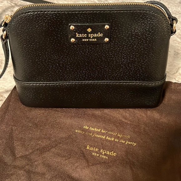 Kate Spade Black Leather Crossbody Bag - Picture 1 of 5